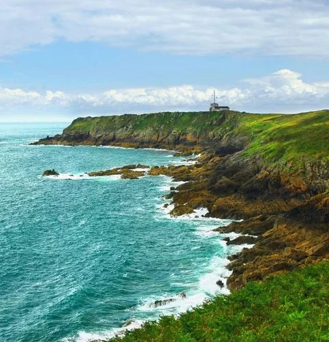 Brittany Coastline Near Saint-Malo France