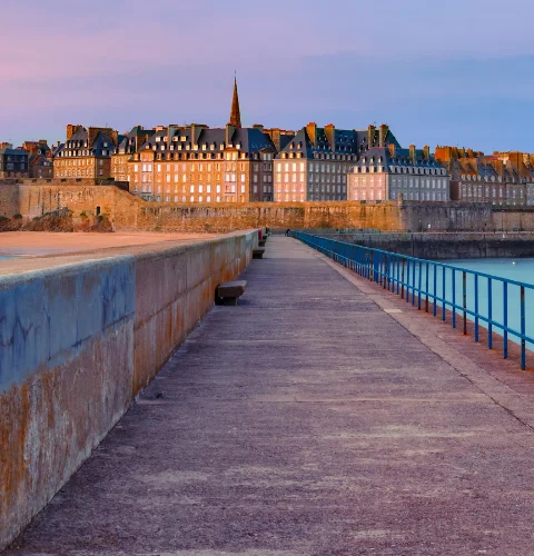 Ramparts Sea Wall Saint-Malo